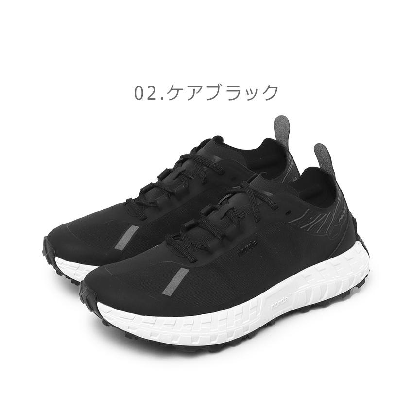 ノルダ スニーカー トレイルランニングシューズ メンズ 001A G＋ NORDA ホワイト 白 ブラック 黒 靴 シューズ スニーカー スポーツ 運動 lslnl|slz|の画像