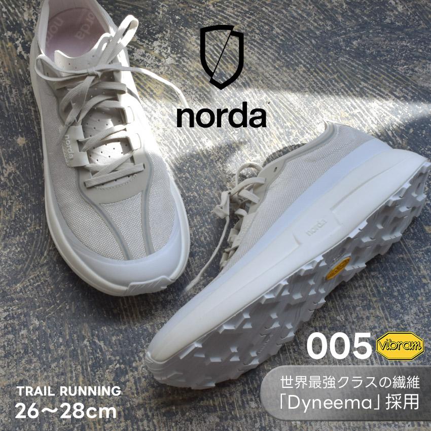 norda トレイルランニングシューズ norda005 ネーヴェ 26cm norda（ノルダ） トレイルランニングシューズ メンズ 005 NORDA グレー