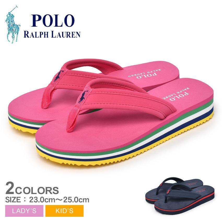 SALE ポロ ラルフローレン サンダル レディース キッズ ジュニア 子供  