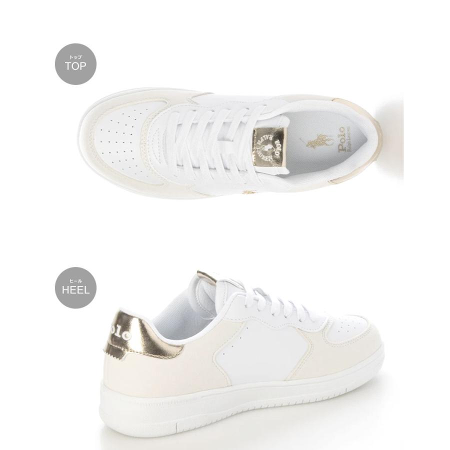 Polo Ralph Lauren クリーム色 スニーカー POLO R.LAUREN】 ポロラルフローレン BEDFORD PP-SNEAKERS ベッド