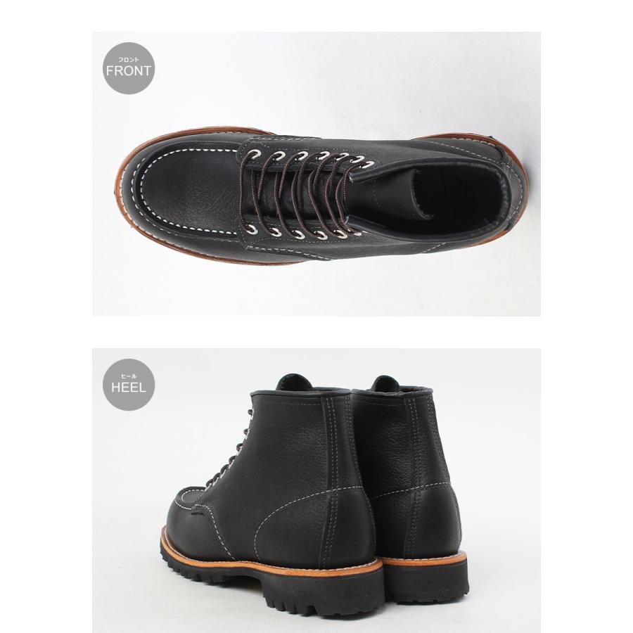 レッドウィング ブーツ メンズ ラフネック RED WING 2949 8146 ブラック 黒 ブラウン 靴 シューズ オイルスリックの画像
