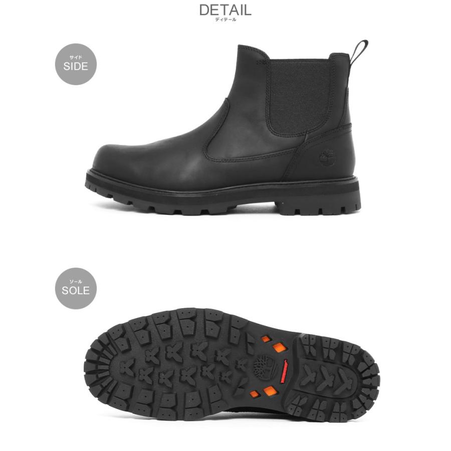 Timberland レザーブーツ ローカット25cm Timberland（ティンバーランド） ブーツ メンズ BRITTON ROAD MID