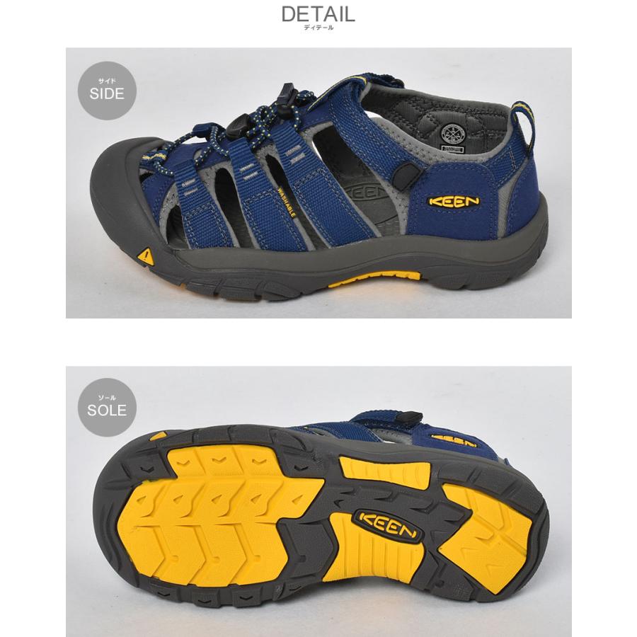 KEEN ネイビー スポーツサンダル KEEN（キーン） サンダル レディース キッズ ジュニア 子供 ニュー