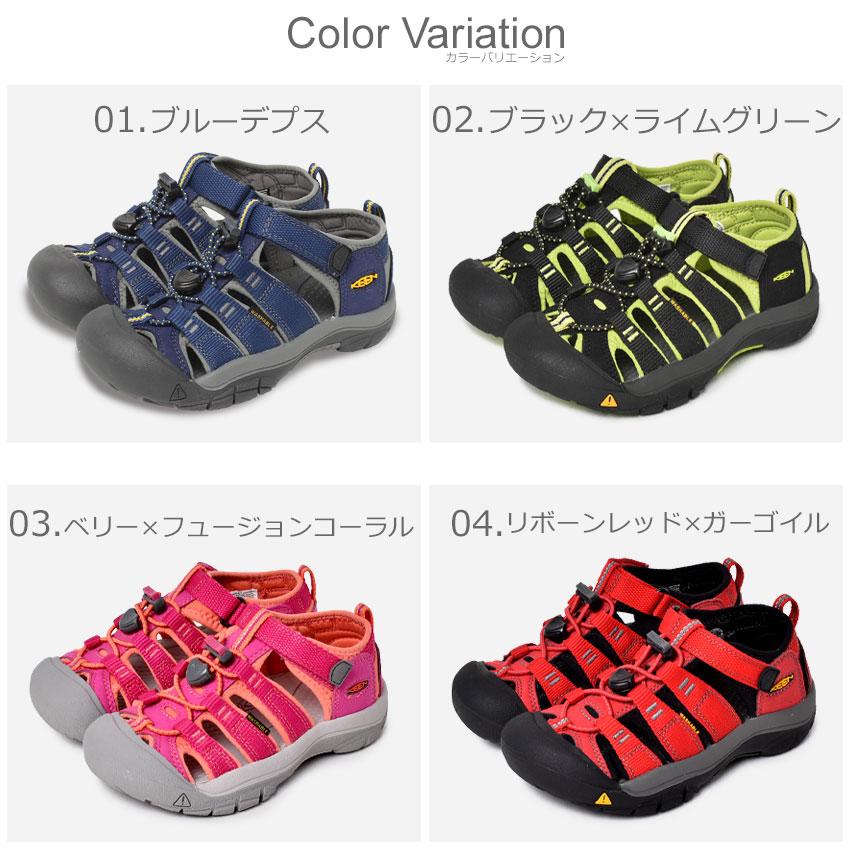 キーン サンダル キッズ ジュニア 子供 ニューポート H2 チルドレン KEEN 1009938 1009942 1014251 1012300 1022824 1018447 黒の画像