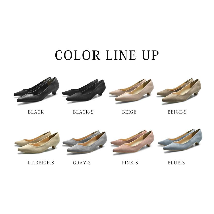 パンプス レディース 3.5cmヒールVカットパンプス トドス TODOS TO-339 ピンク 美脚 安定感 | todos | 02
