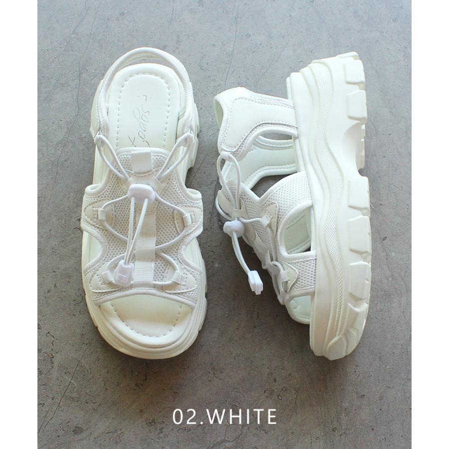 todos トドス サンダル レディース ボリュームメッシュサンダル