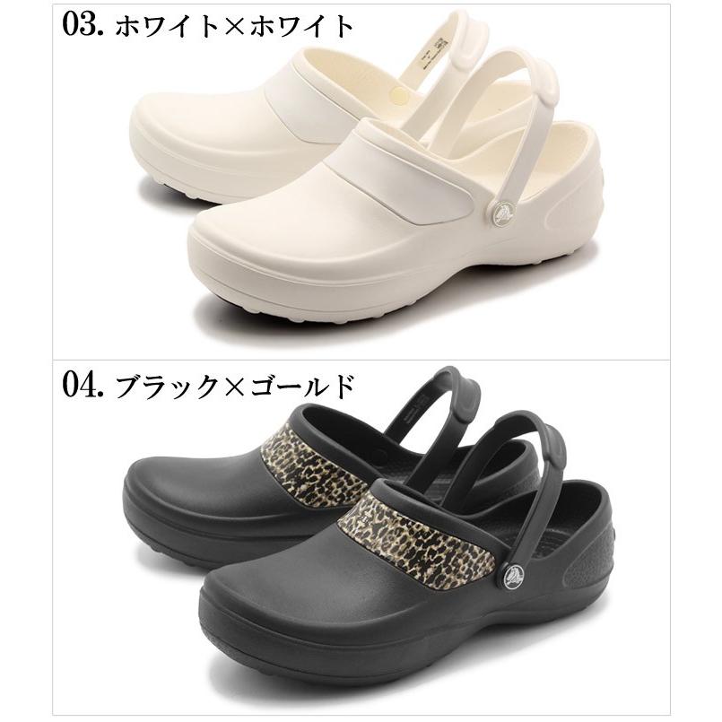 クロックス サンダル レディース マーシー　ワーク CROCS ブラック 黒 レディース シューズ クロッグサンダル ワークシューズ 靴｜z-craft｜06