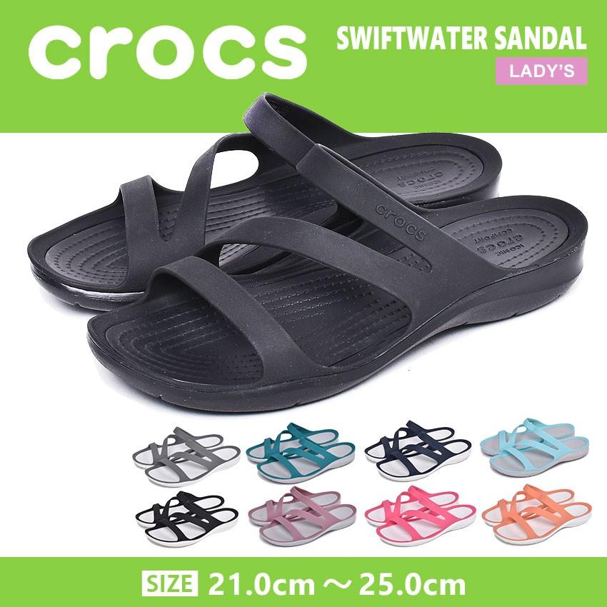 クロックス サンダル レディース スウィフトウォーター Crocs 3998 靴 軽量 黒 紺 新生活 1239 0243 スニーカー ブーツならz Craft 通販 Yahoo ショッピング