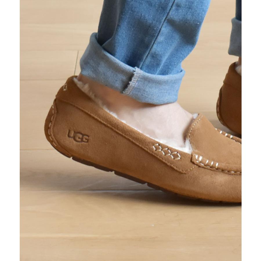 UGG アグ モカシン レディース アンスレー 1106878 ブラック 黒