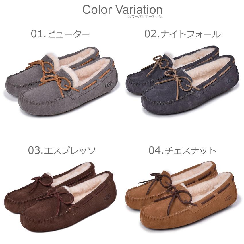 UGG（アグ） モカシン レディース ダコタ UGG 1107949 ブラック 黒