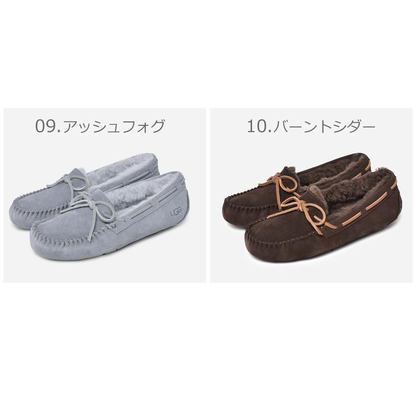 SALE アグ モカシン レディース ダコタ ブーツ UGG 1107949 ブラック 黒 ブラウン グレー ファー フラット シューズ ぺたんこ リボン ボア 茶｜z-craft｜23