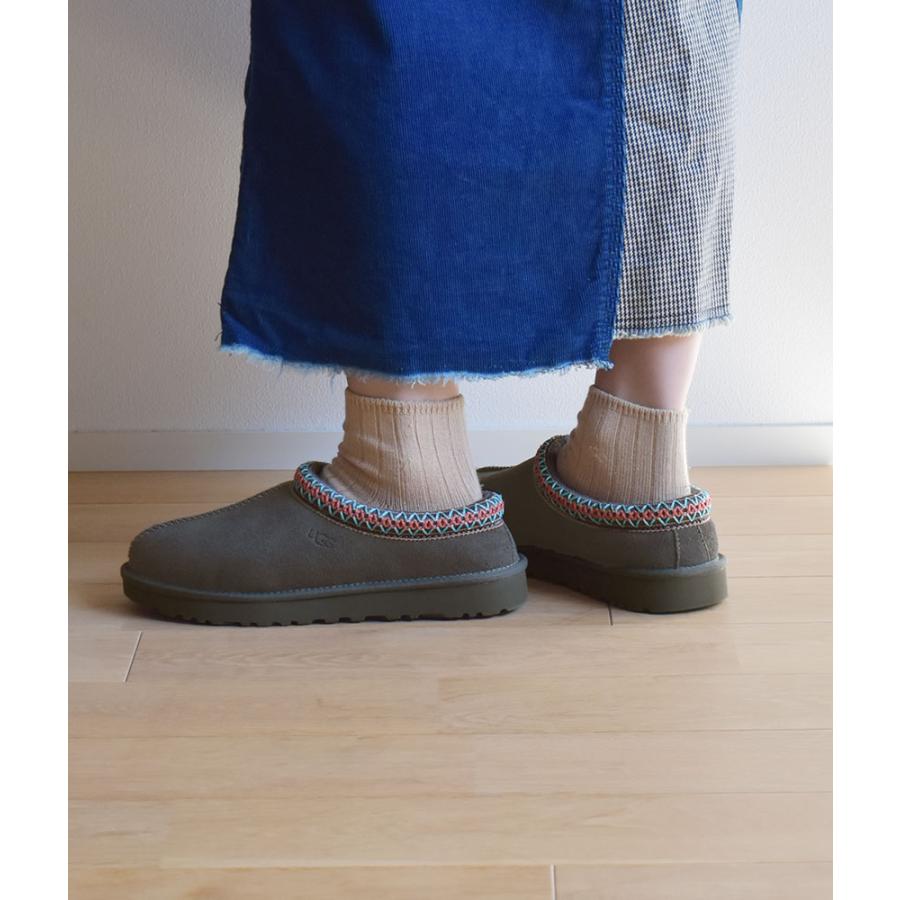 UGG アグ スリッポン レディース タスマン 5955 ブラック 黒 グレー 