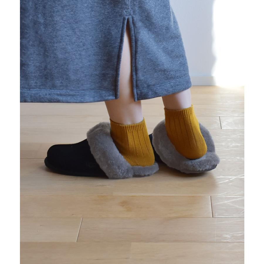 アグ ルームシューズ レディース スカフェット II UGG 1106872 黒 ブラック ブラウン 茶 スリッパ 室内履き オフィス 社内 保温 爆買 | UGG | 03