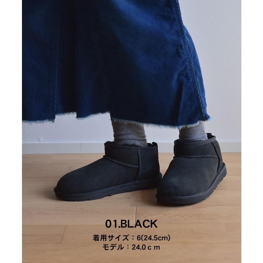 UGG ブーツ　ブラック　24㎝ UGG Australia（アグオーストラリア） 「UGG」 ショートブーツ