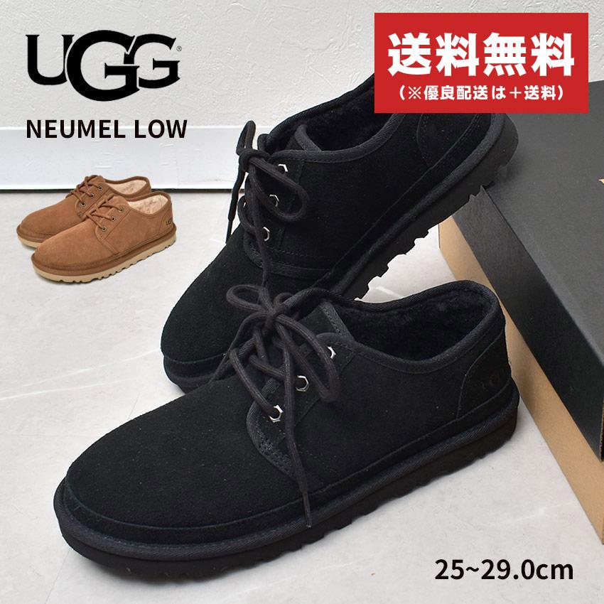 UGG 送料無料 アグ ブーツ メンズ M ニューメル ロー 1120765 黒 