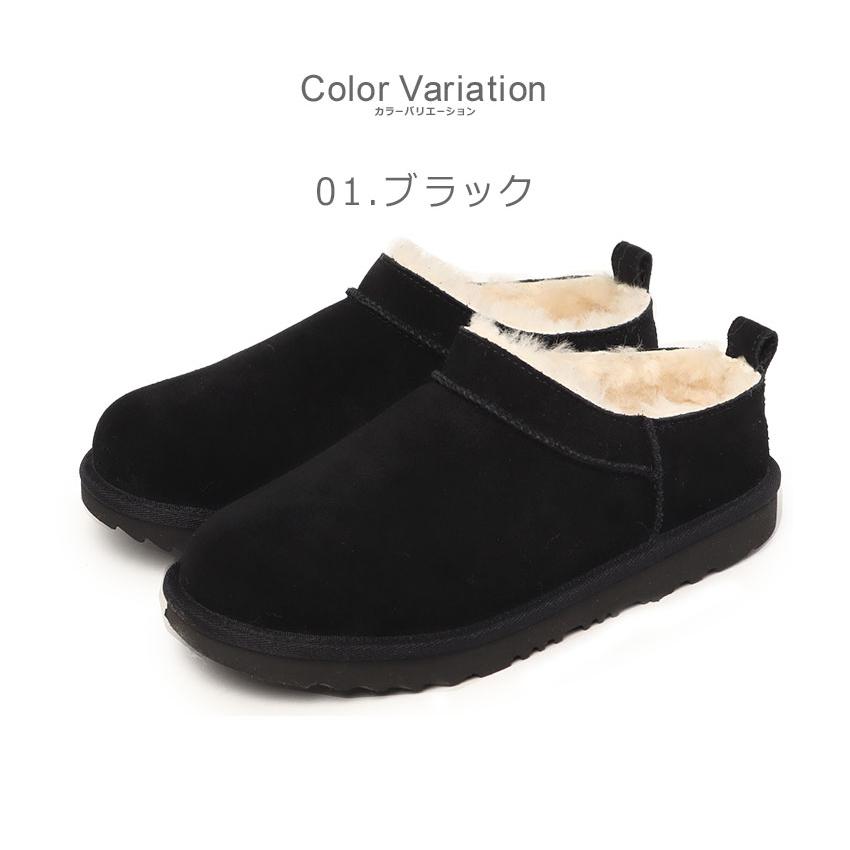 ugg アグ　プラットフォームスリッポンボウ　22センチ UGG（アグ） スリッポン レディース クラシック マイクロ UGG 1174410K