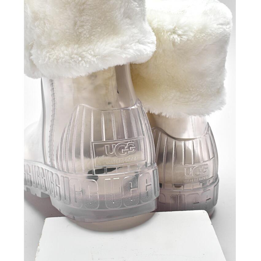 SALE 送料無料 アグ レインブーツ レディース DRIZLITA CLEAR UGG 1125732 白 ブランド ウォータープルーフ ミドルブーツ カジュアル｜z-craft｜04