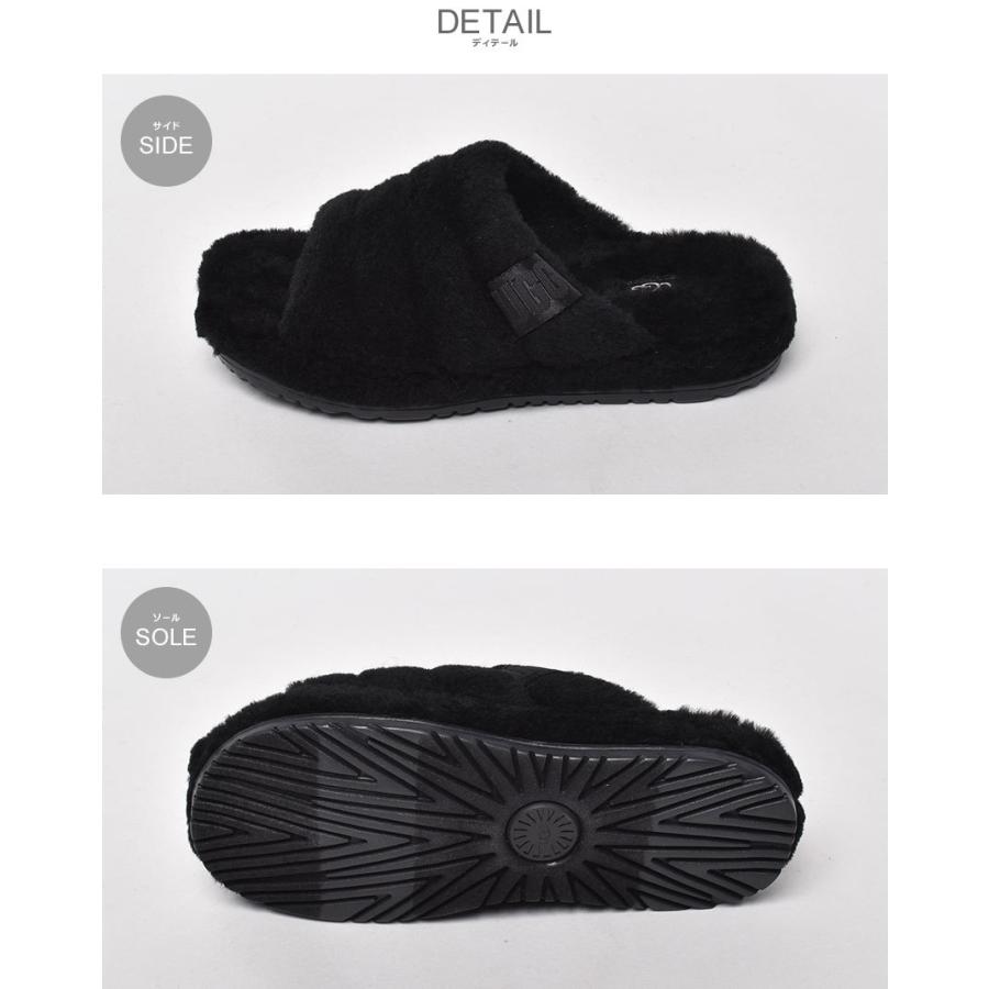 UGG 送料無料 アグ サンダル メンズ フラッフ ユー 1117473 黒 UGG 送料無料 アグ サンダル メンズ フラッフ ユー 1117473 黒