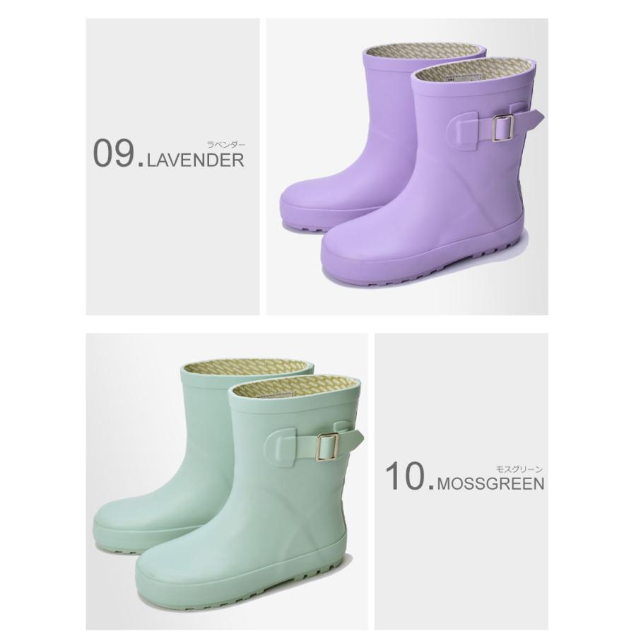 レインブーツ ショート丈 キッズ ジュニア 子供用 KP-009 雨 雪 靴