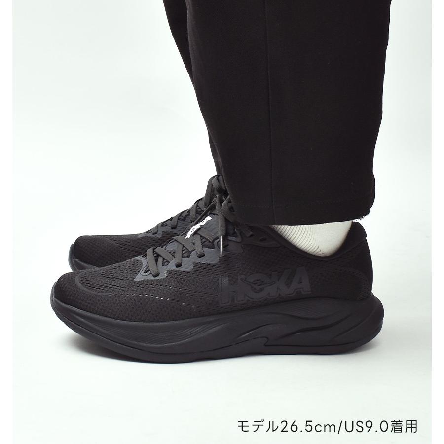 ホカ スニーカー メンズ リンコン 4 HOKA 1155130 ブラック 黒 グレー シューズ 靴 シンプル ブランド カジュアル スポーティ 爆買 | HOKA ONEONE | 01