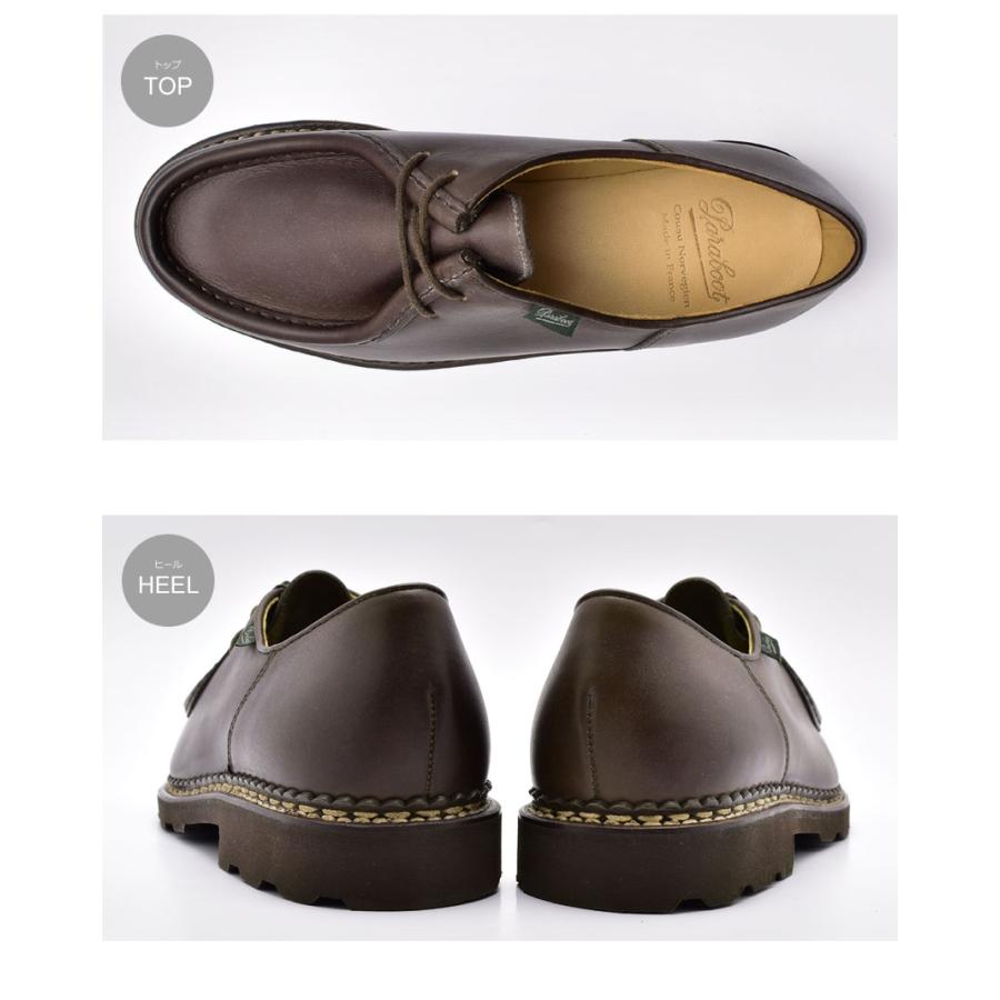 【名作】Paraboot パラブーツ ミカエル 41F チロリアンシューズ 茶 Paraboot（パラブーツ） レザーシューズ チロリアンシューズ MICHAEL