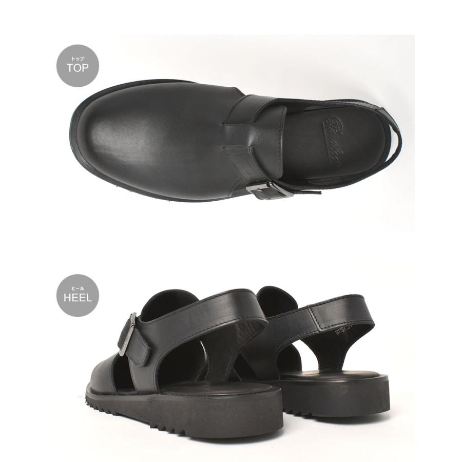 パラブーツ サンダル メンズ アドリアティック PARABOOT 183212 ブラック 黒 レザーサンダル 靴 紳士靴 シューズ レザーシューズの画像