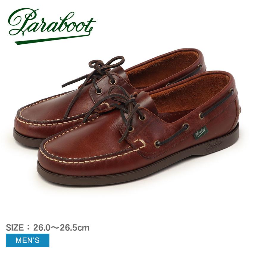 ☺︎新品未使用　パラブーツ　茶色　780001 ビジネス　デッキシューズ Paraboot（パラブーツ） デッキシューズ メンズ バース PARABOOT
