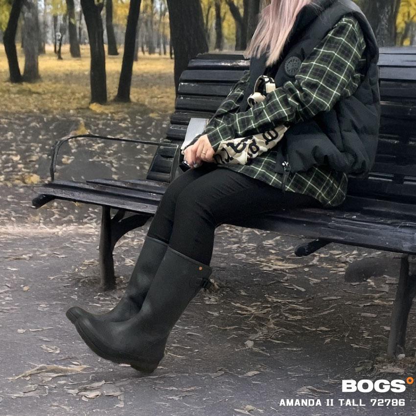 BOGS（ボグス） レインブーツ レディース ロング おしゃれ 防水 長靴