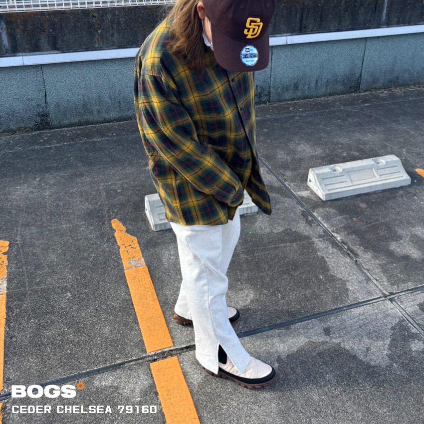 ボグス スノーブーツ メンズ レディース セダーチェルシー BOGS 79160 ブラック 黒 ベージュ 防水 防滑 防寒 雪 雨 長靴 保温 爆買 | BOGS | 15