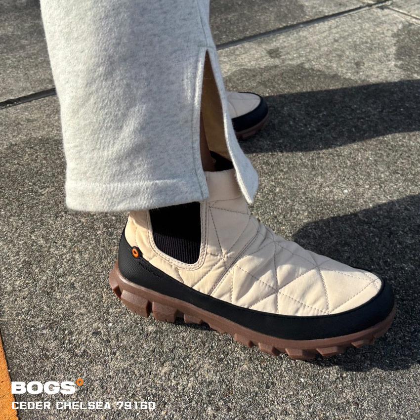 ボグス スノーブーツ メンズ レディース セダーチェルシー BOGS 79160 ブラック 黒 ベージュ 防水 防滑 防寒 雪 雨 長靴 保温 爆買 | BOGS | 12
