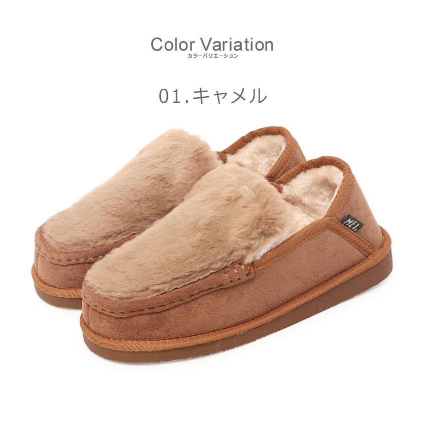MEI（メイ） エムイーアイ モカシンシューズ レディース ファー