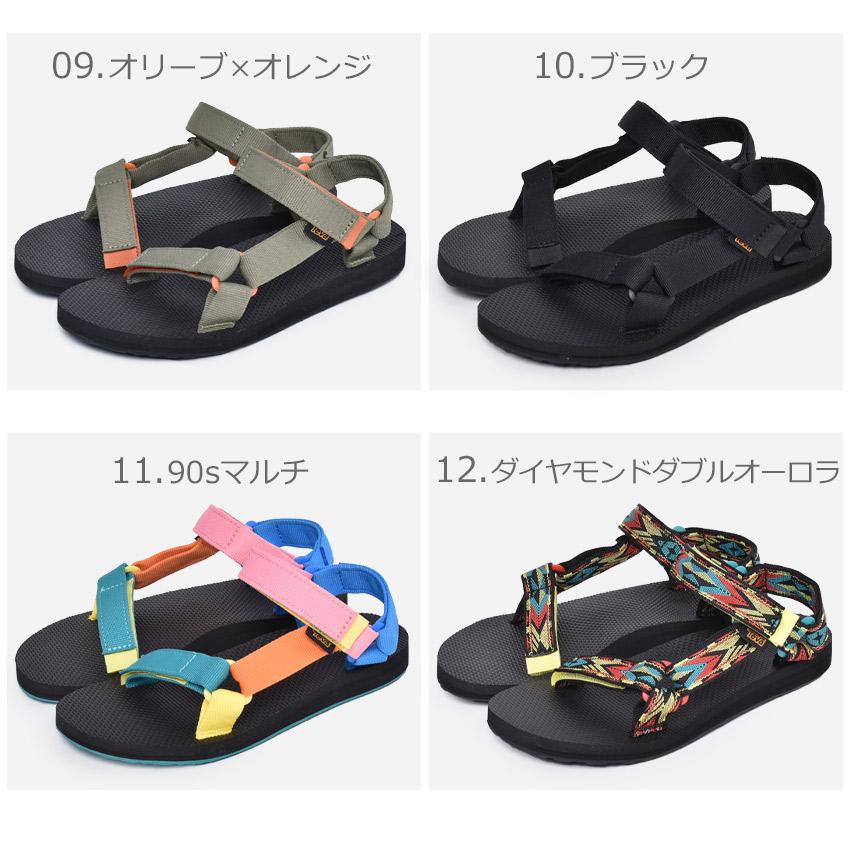 送料無料 テバ サンダル レディース オリジナル ユニバーサル TEVA 1003987 黒 白 スポーツサンダル スポサン ビーチ｜z-craft｜19