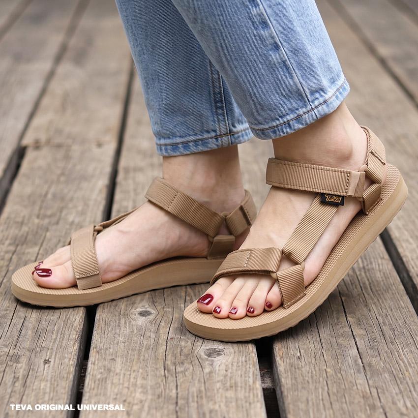 1回使用美品★Tevaテバ　サンダル　ナチュラル23cm Teva（テバ） サンダル レディース オリジナル ユニバーサル 1003987