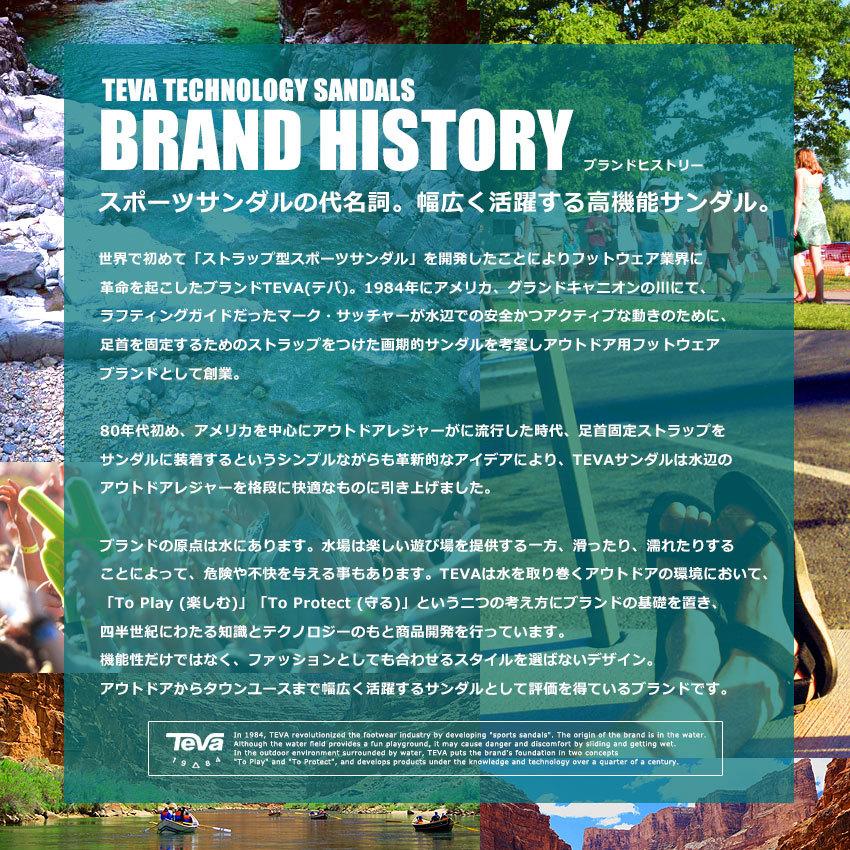TEVA サンダル レディース オリジナル ユニバーサル テバ 1003987 黒 白 テヴァ ブランド ストラップサンダル | Teva | 12