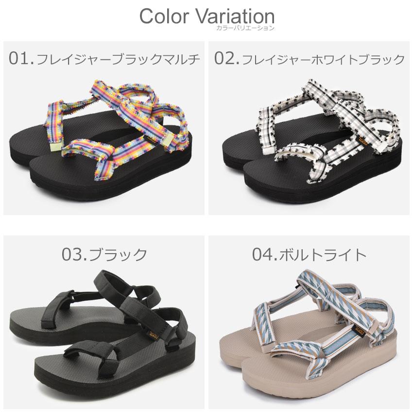 SALE Pt10 送料無料 テバ サンダル レディース ミッドフォーム ユニバーサル TEVA 1090969  ぺたんこ つっかけ スポーツ 青｜z-craft｜21