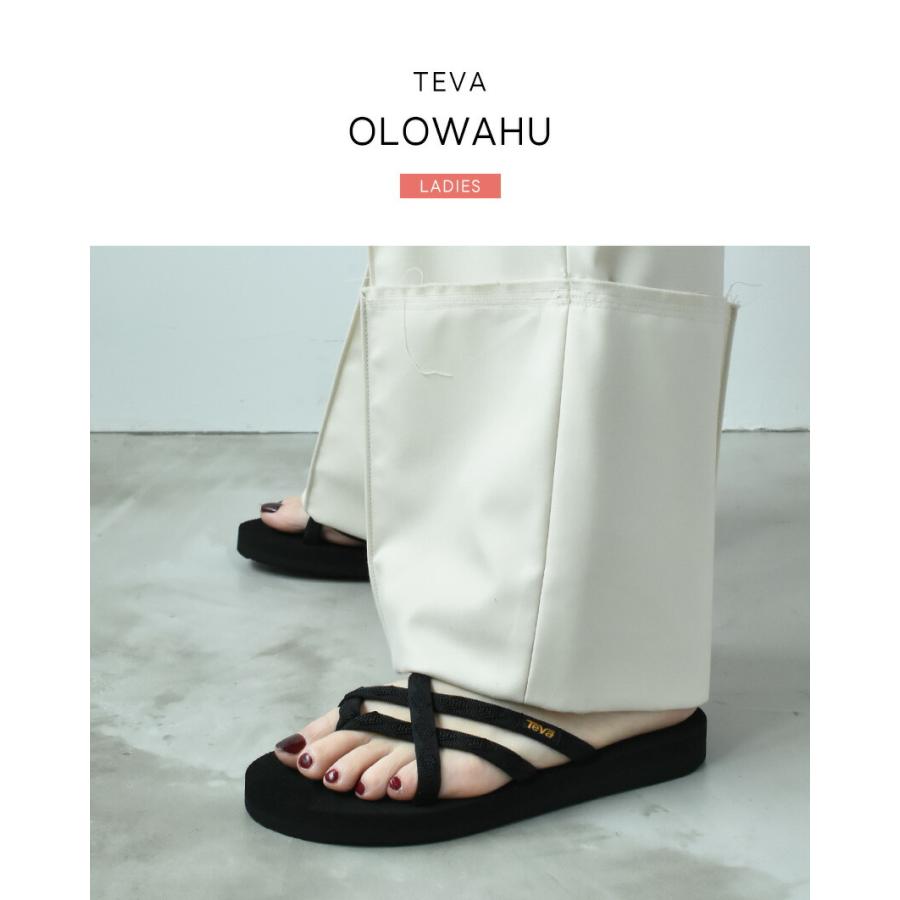 Teva（テバ） サンダル レディース オロワフ TEVA 684013 ブラック 黒