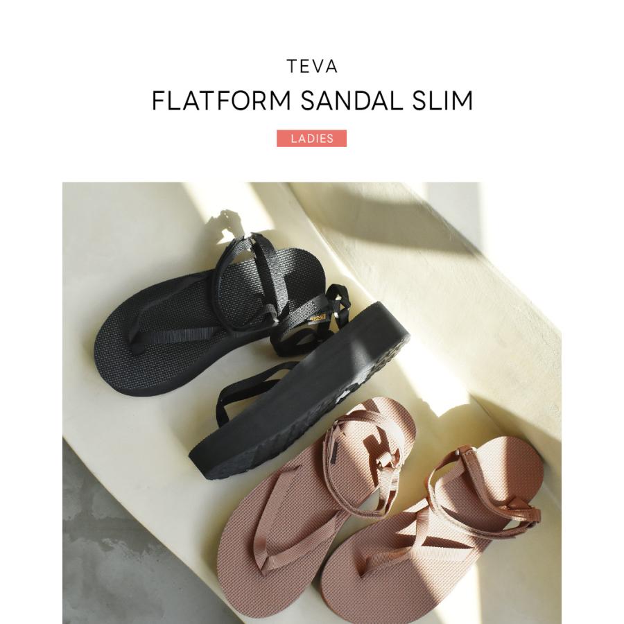 Teva（テバ） サンダル レディース フラットフォーム サンダル スリム
