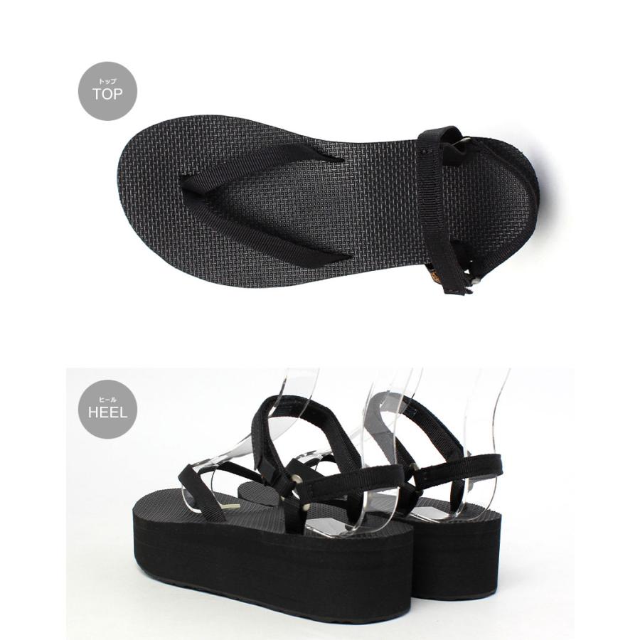 Teva（テバ） サンダル レディース フラットフォーム サンダル スリム