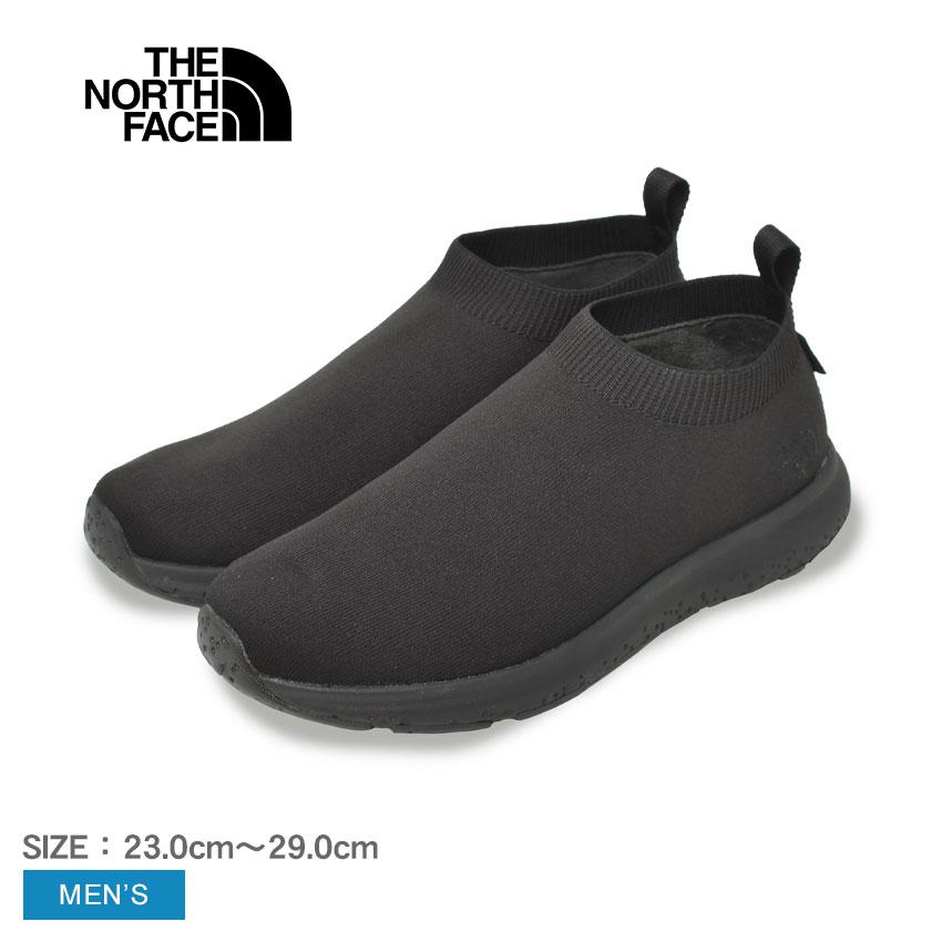ノースフェイス　ベロシティニット　スニーカー　スリッポン　24 ブラック THE NORTH FACE 送料無料 ザ・ノース・フェイス スリッポン