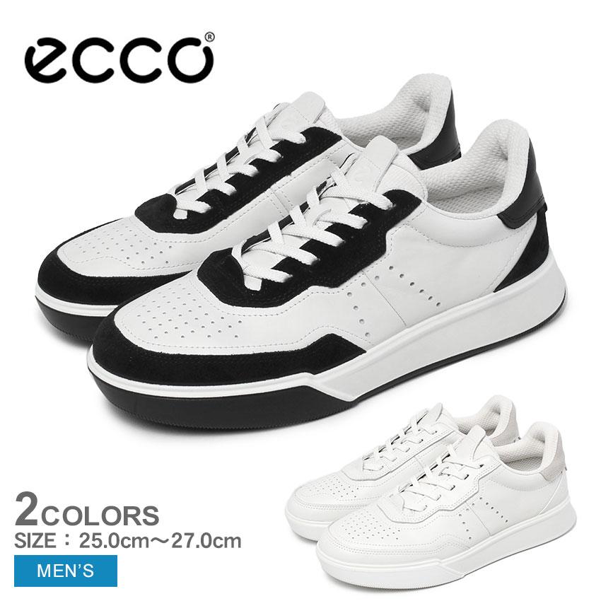 ecco（エコー） スニーカー メンズ STREET COURT ECCO 539814 ブラック