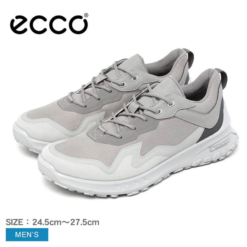 ecco（エコー） スニーカー メンズ ULT-TRN LOW ECCO 824334 グレー 靴