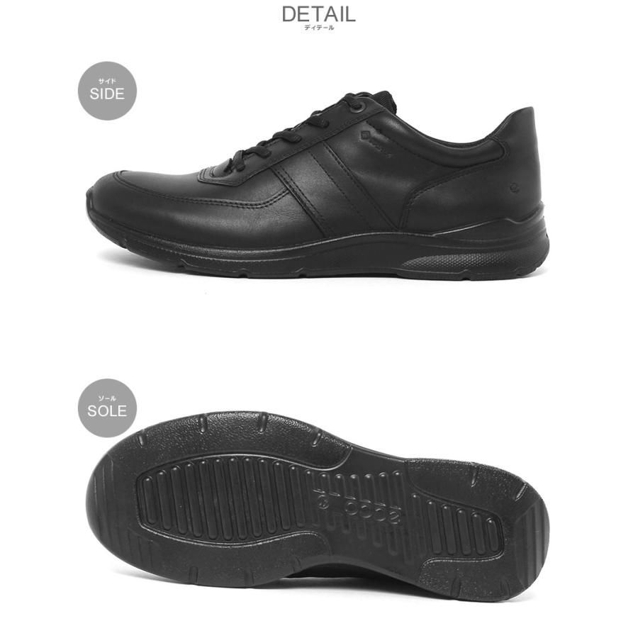 ecco（エコー） スニーカー メンズ IRVING ECCO 511614 ブラック 黒 靴