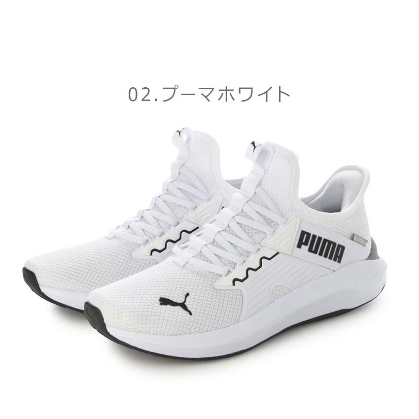 プーマ ランニングシューズ メンズ ソフトライド エンゾ 5 イーズイン PUMA 312581 ブラック 黒 ホワイト 白 靴 シューズ EASEの画像