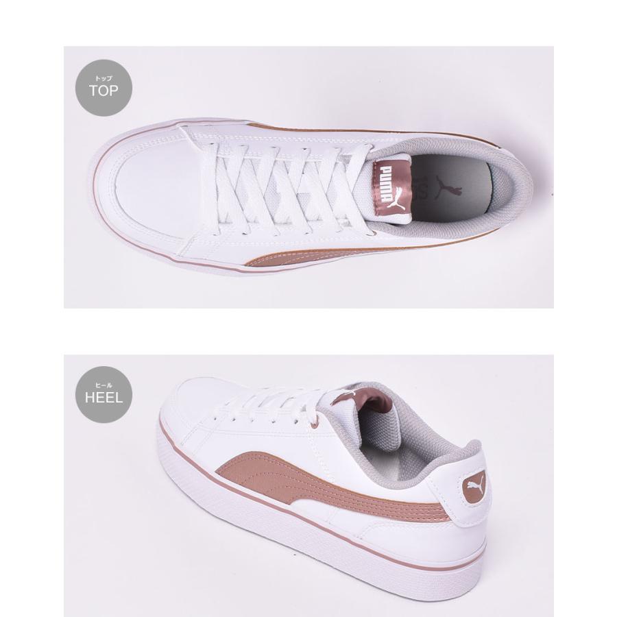 プーマ スニーカー レディース コートポイント Vulc V2 Bg Puma ホワイト 白 ピンク 靴 シューズ シンプル カジュアル サンダル スニーカーならz Craft 通販 Yahoo ショッピング