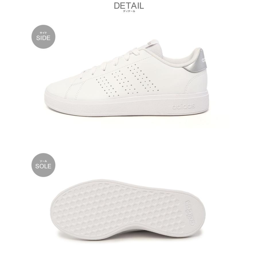 アディダス スニーカー レディース アドバンコート ベース 2.0 ADIDAS IG9194 ホワイト 白 靴 シューズ タウンユース デイリー 爆買 | adidas | 01