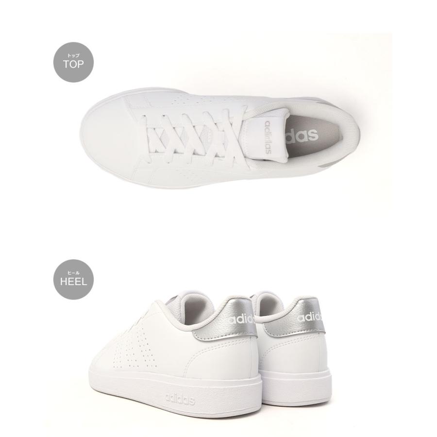 アディダス スニーカー レディース アドバンコート ベース 2.0 ADIDAS IG9194 ホワイト 白 靴 シューズ タウンユース デイリー 爆買 | adidas | 02