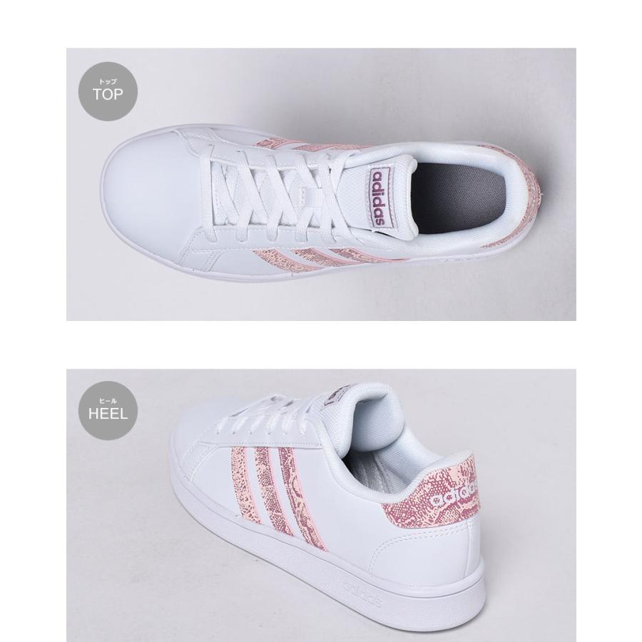 アディダス スニーカー レディース キッズ ジュニア 子供 グランド コート スネーク K Adidas Bto72 ホワイト 白 ピンク 女の子 スニーカー ブーツならz Craft 通販 Yahoo ショッピング