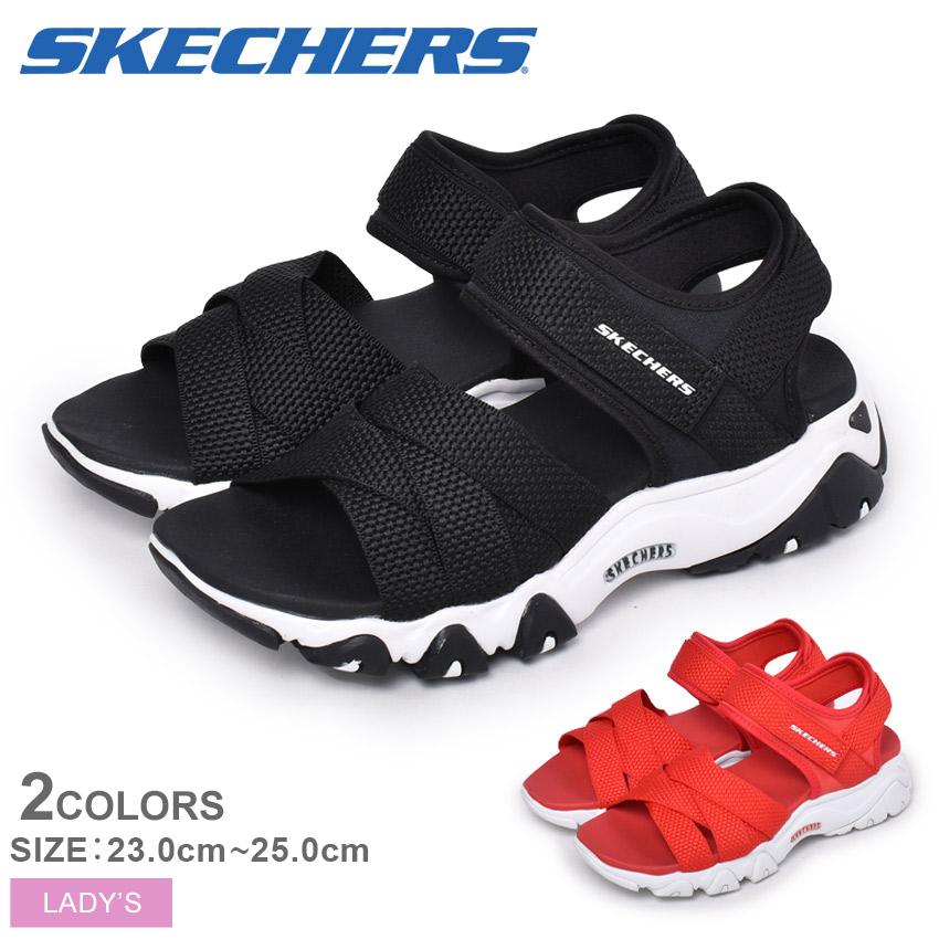 スケッチャーズ サンダル レディース ディライト2 0メガサマー Skechers 黒 ブラック 赤 レッド レディース サンダル 1664 0059 スニーカー ブーツならz Craft 通販 Yahoo ショッピング