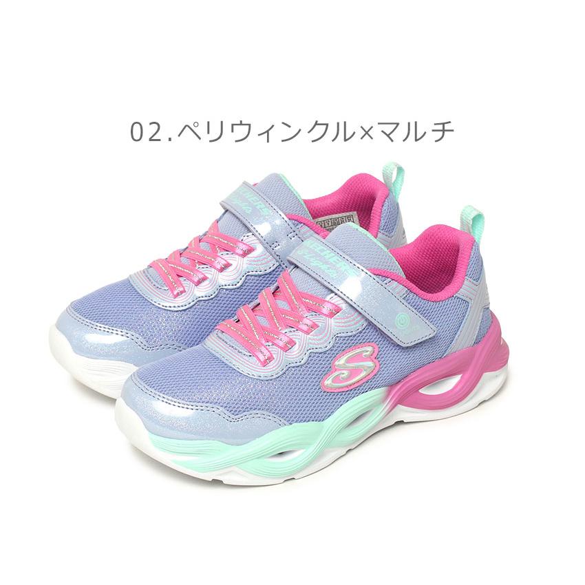 スケッチャーズ スニーカー キッズ ジュニア 子供 ツイスティー グロウ SKECHERS 303717L ブラック 黒 ブルー 青 靴 運動靴 通学｜z-craft｜05