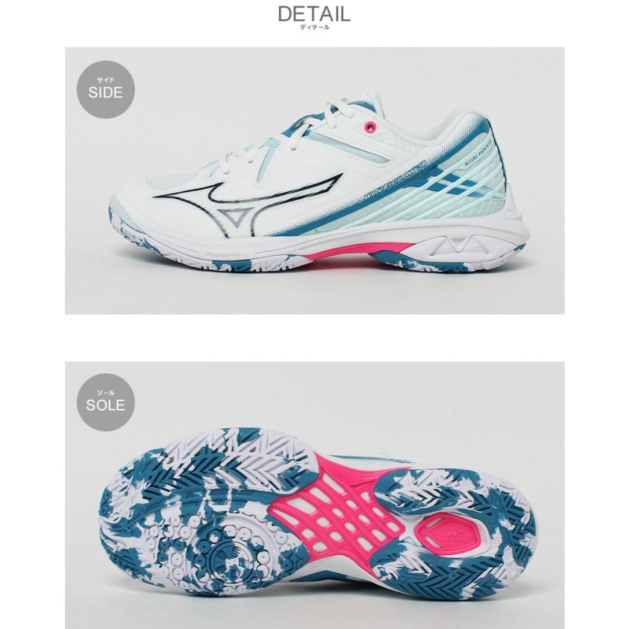 Mizuno バドミントンシューズ ホワイト 楽天市場】ミズノ バドミントン ウエーブクロー EL 2 71GA228021 ユニ
